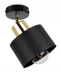 Miniatyrbillede 1 af 8: VÆGLAMPE LOFTSLAMPE Sconce SORT LED