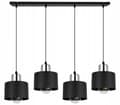 Miniatyrbillede 1 af 10: MODERNE LOFT HÆNGELAMPE SORT LED LAMPE Skærm