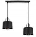 Miniatyrbillede 2 af 10: MODERNE LOFT HÆNGELAMPE SORT LED LAMPE Skærm