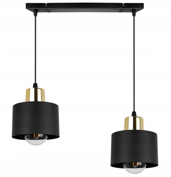 MODERN TAK HÄNGLAMPA SVART LED LAMPSKÄRM