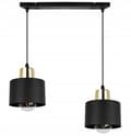Miniatyrbild 3 av 10: MODERN TAK HÄNGLAMPA SVART LED LAMPSKÄRM