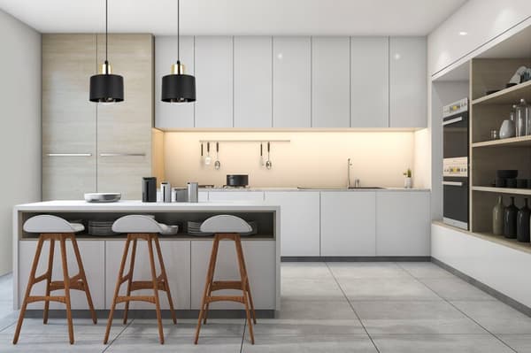 MODERN TAK HÄNGLAMPA SVART LED LAMPSKÄRM