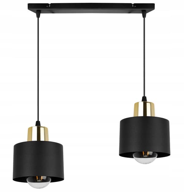 MODERN TAK HÄNGLAMPA SVART LED LAMPSKÄRM