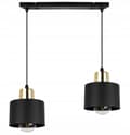 Miniatyrbild 2 av 10: MODERN TAK HÄNGLAMPA SVART LED LAMPSKÄRM