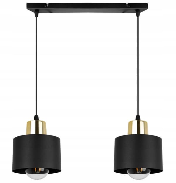 MODERN TAK HÄNGLAMPA SVART LED LAMPSKÄRM