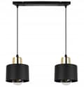 Miniatyrbild 1 av 10: MODERN TAK HÄNGLAMPA SVART LED LAMPSKÄRM