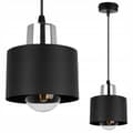 Miniatyrbillede 1 af 9: MODERNE LOFT HÆNGELAMPE SORT LED LAMPE Skærm