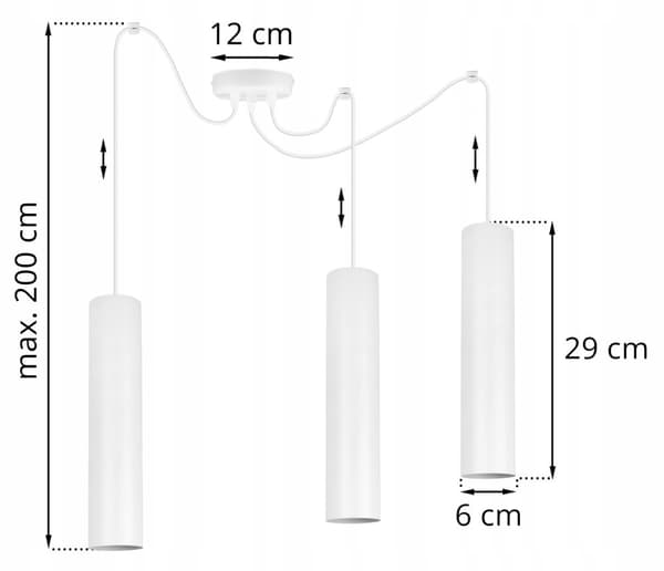 MODERN TAK HÄNGLAMPA VIT LED LAMPSKÄRM
