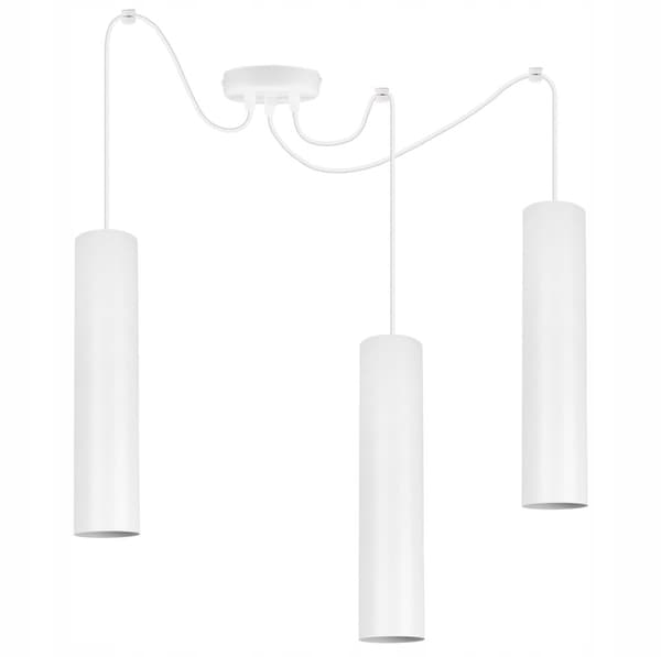 MODERN TAK HÄNGLAMPA VIT LED LAMPSKÄRM