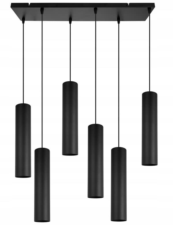 MODERN TAK HÄNGLAMPA SVART LED LAMPSKÄRM
