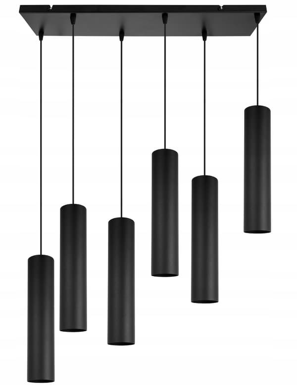 MODERN TAK HÄNGLAMPA SVART LED LAMPSKÄRM