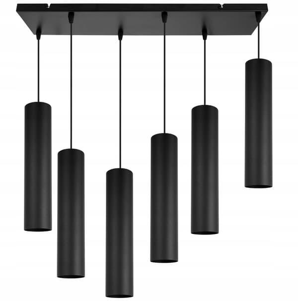 MODERN TAK HÄNGLAMPA SVART LED LAMPSKÄRM
