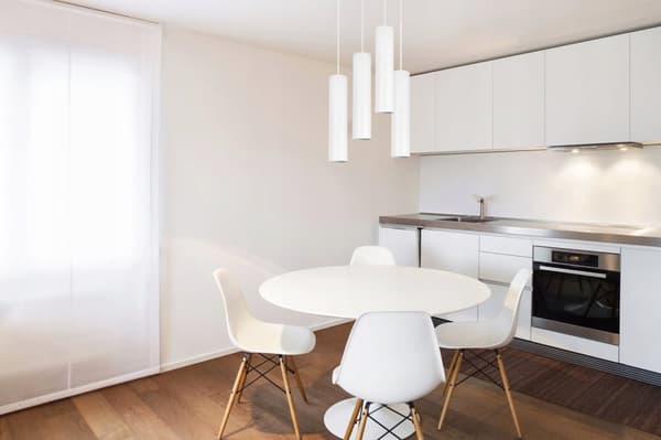 MODERN TAK HÄNGLAMPA VIT LED LAMPSKÄRM