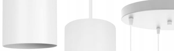 MODERN TAK HÄNGLAMPA VIT LED LAMPSKÄRM