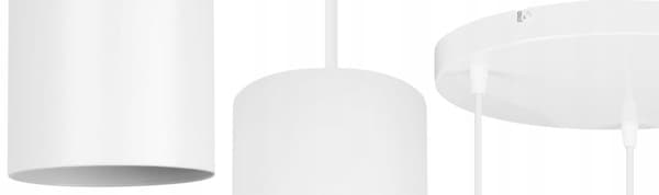 MODERN TAK HÄNGLAMPA VIT LED LAMPSKÄRM