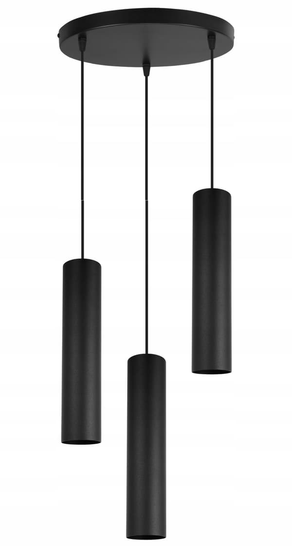 MODERNE LOFT HÆNGELAMPE SORT LED LAMPE Skærm