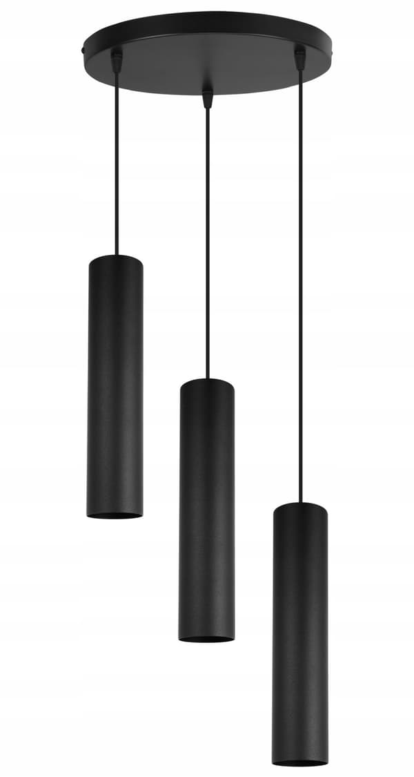 MODERNE LOFT HÆNGELAMPE SORT LED LAMPE Skærm