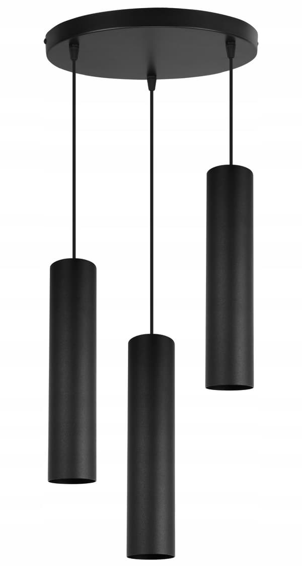MODERNE LOFT HÆNGELAMPE SORT LED LAMPE Skærm