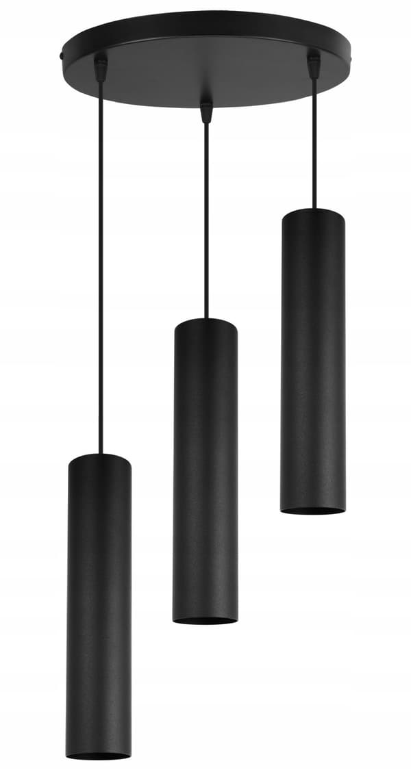 MODERNE LOFT HÆNGELAMPE SORT LED LAMPE Skærm