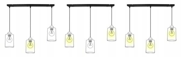 MODERN TAK HÄNGLAMPA SVART LED LAMPSKÄRM
