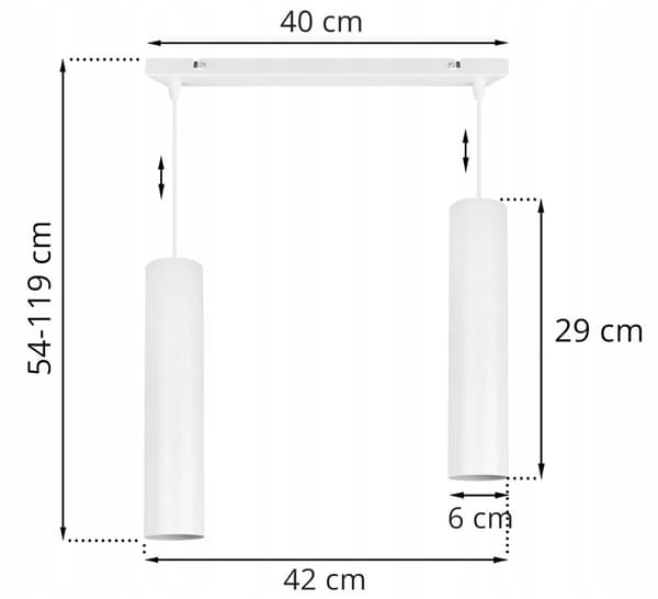 MODERN TAK HÄNGLAMPA VIT LED LAMPSKÄRM