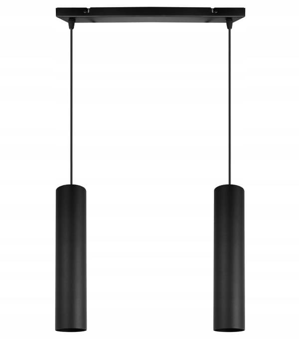 MODERNE LOFT HÆNGELAMPE SORT LED LAMPE Skærm