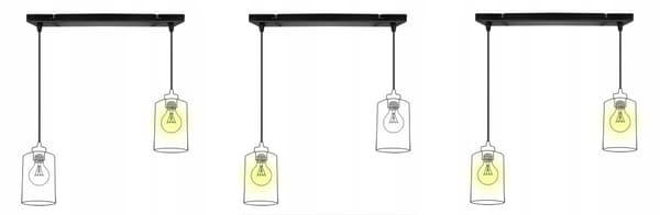MODERNE LOFT HÆNGELAMPE SORT LED LAMPE Skærm