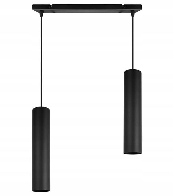 MODERNE LOFT HÆNGELAMPE SORT LED LAMPE Skærm