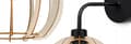 Miniatyrbillede 9 af 10: VÆGLAMPE, KVADRAT LAMPE, LOFTSLAMPE, TRÆLAMPE, LED