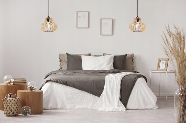 HÆNGELAMPE LOFT LYSKELYSE TRÆLAMPE ...