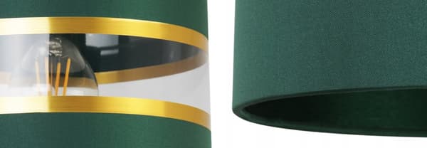 VÆGLAMPE FIRKANT LAMPE LAMPESKÆRM ELEGANT GULD 20 CM