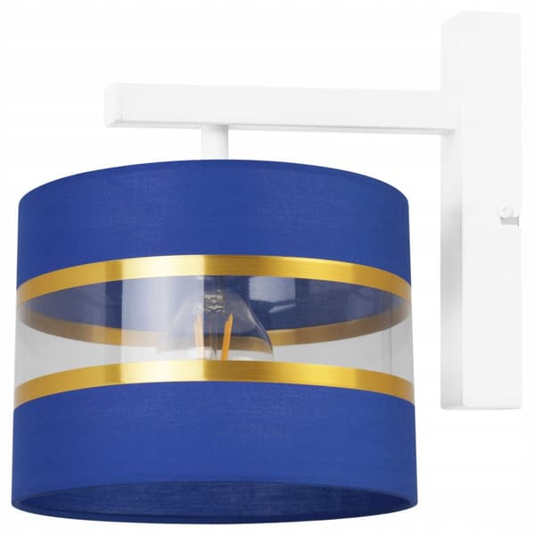 VÄGGLAMPA KVADRIG LAMPA LAMPSKÄRM ELEGANT GULD 20 CM