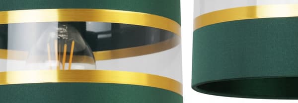 SÄNGBORDSLAMPA ELEGANT GULD LAMPSKÄRM 20 CM