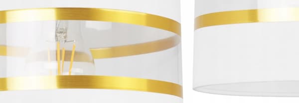 NADTBORDSLAMPE ELEGANT GULD LAMPESKÆRM 20 CM