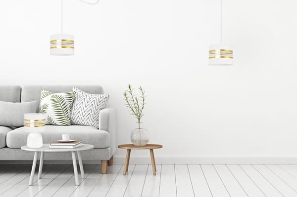 NADTBORDSLAMPE ELEGANT GULD LAMPESKÆRM 20 CM