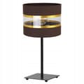 Miniatyrbild 1 av 8: SÄNGBORDSLAMPA ELEGANT GULD LAMPSKÄRM 20 CM
