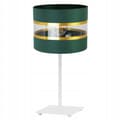 Miniatyrbild 1 av 8: SÄNGBORDSLAMPA ELEGANT GULD LAMPSKÄRM 20 CM