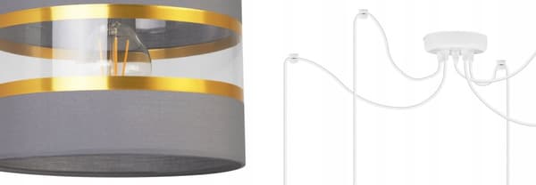 HÆNGE LOFTSLAMPE LYSKELYSE LAMPESKÆRM MODERNE