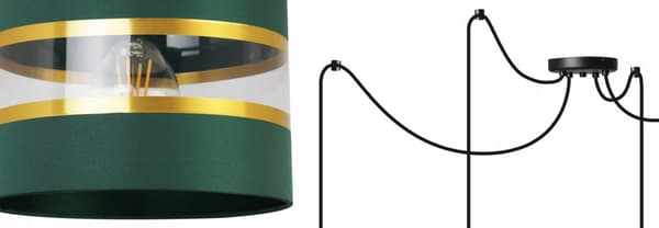 HÄNGA TAKSLAMPA LJUSKLUSTA LAMPSKÄRM MODERN
