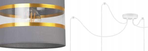 HÆNGE LOFTSLAMPE LYSKELYSE LAMPESKÆRM MODERNE