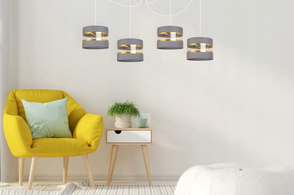 HÆNGE LOFTSLAMPE LYSKELYSE LAMPESKÆRM MODERNE