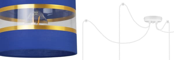 HÄNGA TAKSLAMPA LJUSKLUSTA LAMPSKÄRM MODERN