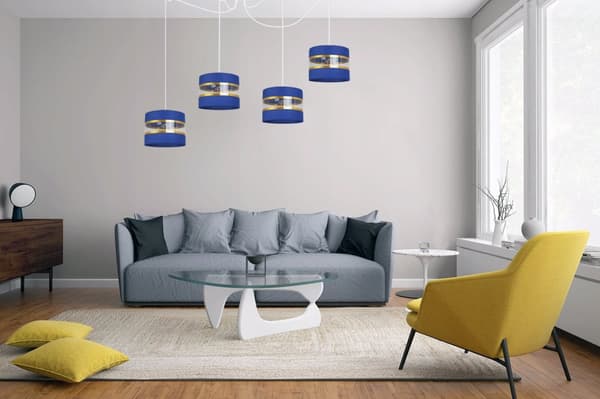HÄNGA TAKSLAMPA LJUSKLUSTA LAMPSKÄRM MODERN
