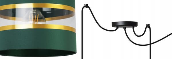 HÆNGE LOFTSLAMPE LYSKELYSE LAMPESKÆRM MODERNE