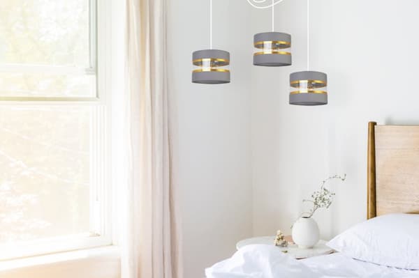 HÄNGA TAKSLAMPA LJUSKLUSTA LAMPSKÄRM MODERN