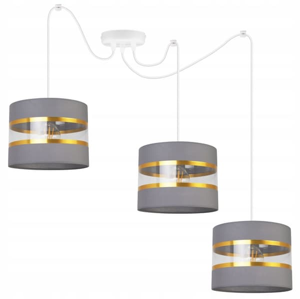 HÄNGA TAKSLAMPA LJUSKLUSTA LAMPSKÄRM MODERN