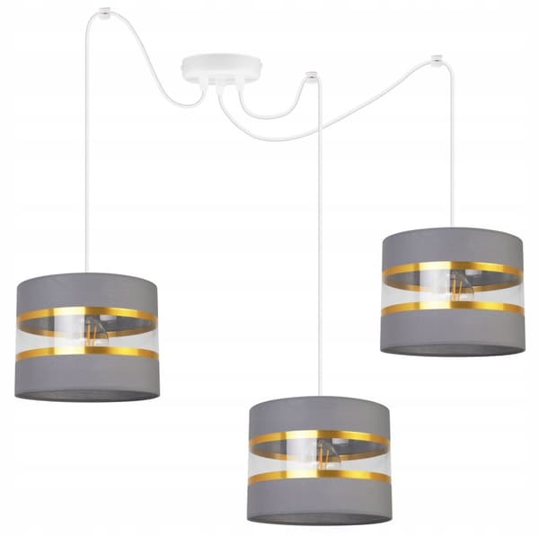 HÄNGA TAKSLAMPA LJUSKLUSTA LAMPSKÄRM MODERN