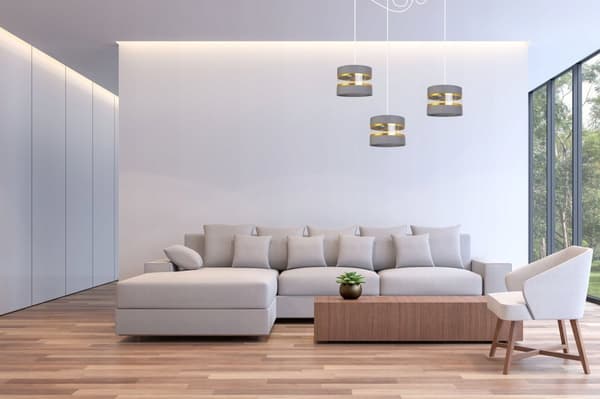 HÄNGA TAKSLAMPA LJUSKLUSTA LAMPSKÄRM MODERN