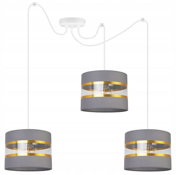 HÄNGA TAKSLAMPA LJUSKLUSTA LAMPSKÄRM MODERN