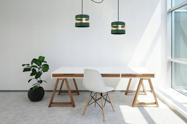 HÄNGA TAKSLAMPA LJUSKLUSTA LAMPSKÄRM MODERN